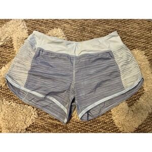 lululemon Blue speed up shorts 8